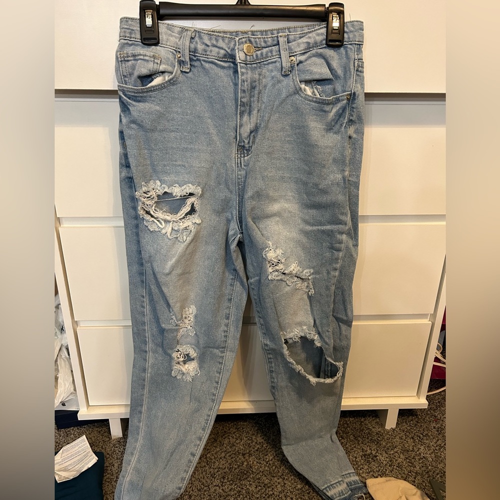 Distressed, boyfriend Jeans